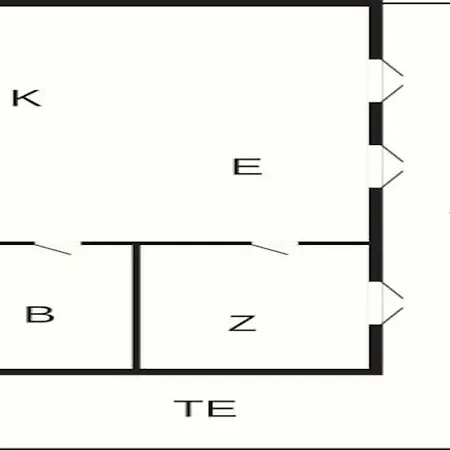 One-bedroom In Bjert 1 別荘 *
